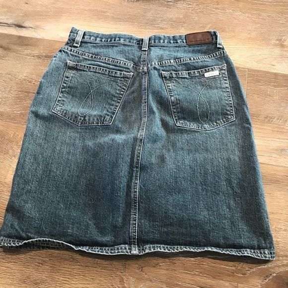 Calvin Klein jean skirt - Picture 1 of 5